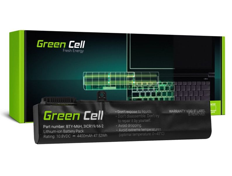Green Cell MS16 batéria pre  MSI GE62 GE63 GE72 GE73 GE75 GL62 GL63 GL73 GL65 GL72 GP62 GP63 GP72