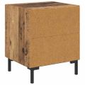 vidaXL Nočný stolík Staré drevo 40 x 35 x 47,5 cm Kompozitné drevo