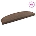 vidaXL Samolepiace schodové rohože 15 ks 80 x 24,5 x 3,5 cm