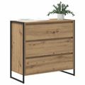 vidaXL Servírovacia skriňa Remeselnícky dub 79 x 36 x 75.5 cm