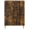 vidaXL Servírovacia skriňa Dymový dub 66 x 34,5 x 90 cm