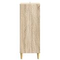 vidaXL Servírovacia skriňa Dub sonoma 33 x 34,5 x 90 cm