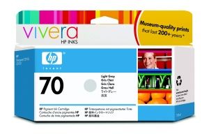HP no 70 sv. šedá atramentová kazeta, C9451A