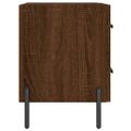 vidaXL Nočné stolíky 2 ks hnedý dub 40x35x47,5 cm kompozitné drevo