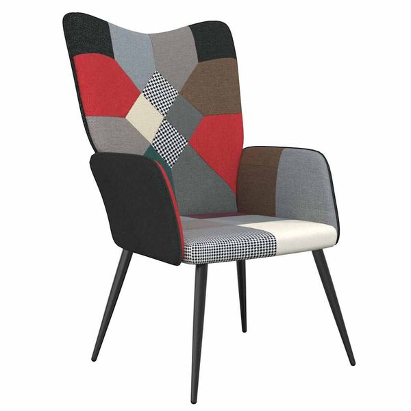 vidaXL Relaxačné kreslo patchwork látka