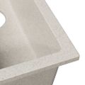 vidaXL Kuchynský drez Béžová 21 x 44 x 14 cm Granite