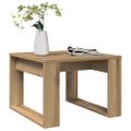 vidaXL Príručný stolík dub artisan 50x50x35 cm spracované drevo