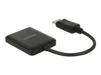 Rozdeľovač video / audio - 2 x DisplayPort - desktop