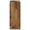 vidaXL Skriňa na topánky Staré drevo 48 x 36 x 92 cm Kompozitné drevo