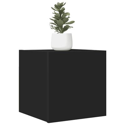 vidaXL Nástenné TV skrinky 4 ks čierne 30,5x30x30 cm