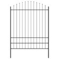 vidaXL Záhradný plot WOERDEN 7 ks 170 x 225 cm Sivá