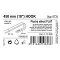 Stierač FLAT BULK (HOOK) 18"/450 mm
