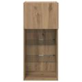 vidaXL Nástenný TV kabinet 40,5 x 30 x 90 cm Remeselný dub