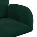 vidaXL Otáčacie stoličky k stolu 6 ks 54 x 55 x 90 cm Tmavozelená