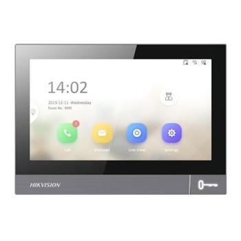 Hikvision 7" IP bytový dotykový monitor s kovovým rámčekom; PoE