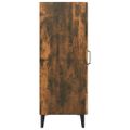 vidaXL Komoda dymový dub 34,5x34x90 cm spracované drevo
