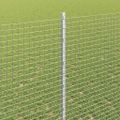 vidaXL Zvarené pletivo s podperami 10 x 1,4 m Pozinkovaná oceľ