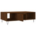 vidaXL Konferenčný stolík hnedý dub 104x60x35 cm kompozitné drevo