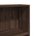 vidaXL Knižnica hnedý dub 40x24x109 cm kompozitné drevo