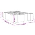 vidaXL Boxspring posteľ s matracom tmavohnedá 160x200 cm látka