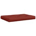 vidaXL Vankúš na paletu VIANEN 100% polyester Červená 120 x 60 x 12 cm