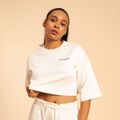 Dámske tričko Cropped Serenity Ivory - BeastPink, veľkosť L, veľkosť oblečenia L