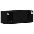 vidaXL TV skrinka 80 x 30 x 30 cm Čierny dub Kompozitné drevo