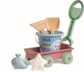 Androni RECYKLÁCIA PASTEL Sada na piesok oceán s vozíkom