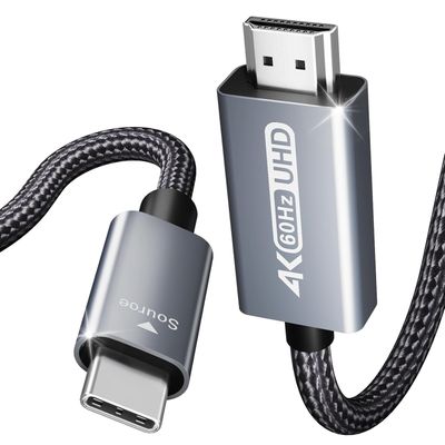 BENFEI kábel USB C na HDMI 4K 60Hz 0,9 m sivý