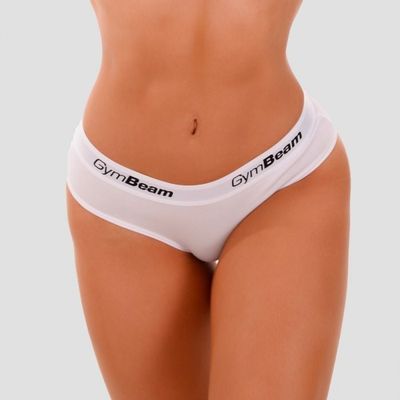 Nohavičky Briefs 3Pack White - GymBeam, veľkosť XS, veľkosť oblečenia XS