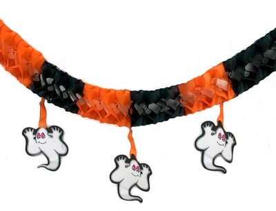 Girlanda Halloween duch papierová 3 m