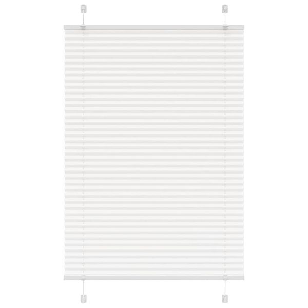 vidaXL plisovaná roleta biela 100x150 cm šírka látky 99,4 cm