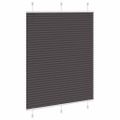 vidaXL plisovaná roleta čierna 110x150 cm Šírka látky 109,4 cm