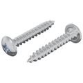 vidaXL Drevo skrutky 2 ks Strieborná M4 x 25 mm Oceľ