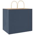 vidaXL Papierové tašky 250 ks s rúčkami modré 32x22x28 cm