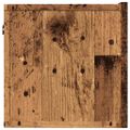 vidaXL TV skrinky nástenné 2 ks staré drevo 100x30x30 cm