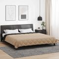 vidaXL Prikrývka na celý rok Čierna a taupe 220 x 260 cm Mikrovlákno