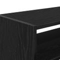 vidaXL Regál na topánky stohovateľné čierny dub 60x30x30,5 cm