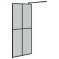 vidaXL Sprchová zástena 80 x 195 cm tmavé tvrdené sklo