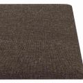 vidaXL Nástenné panely 12 ks sivohnedé 90x15 cm látka 1,62 m²