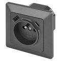 Zásuvka EMOS A6000.6 250V s USB A+USB C, antracit