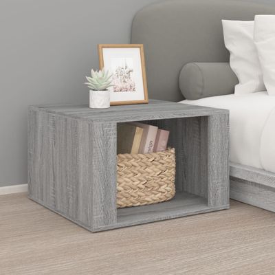 vidaXL Nočný stolík sivý sonoma 57x55x36 cm spracované drevo