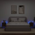 vidaXL TV nástenné skrinky s LED svetlami 2 ks hnedý dub 40,5x35x40 cm