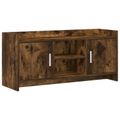vidaXL TV skrinka 102 x 33 x 47 cm Dymový dub Kompozitné drevo