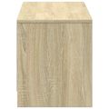 vidaXL TV skriňa s LED 140 x 34 x 40 cm Sonoma dub Konštruované drevo
