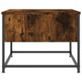 vidaXL Konferenčný stolík dymový dub 100x51x40 cm kompozitné drevo