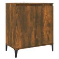 vidaXL Komoda údený dub 60x35x70 cm spracované drevo