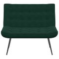 vidaXL Lavička Tmavo zelená 110x74x84 cm Zamat