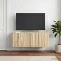 vidaXL Nástenná TV skrinka 78,5 x 31 x 30 cm Dub sonoma