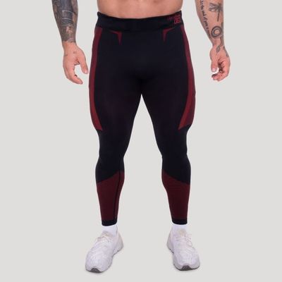 Bezšvové legíny OG1 Black/Red - GymBeam, veľkosť M